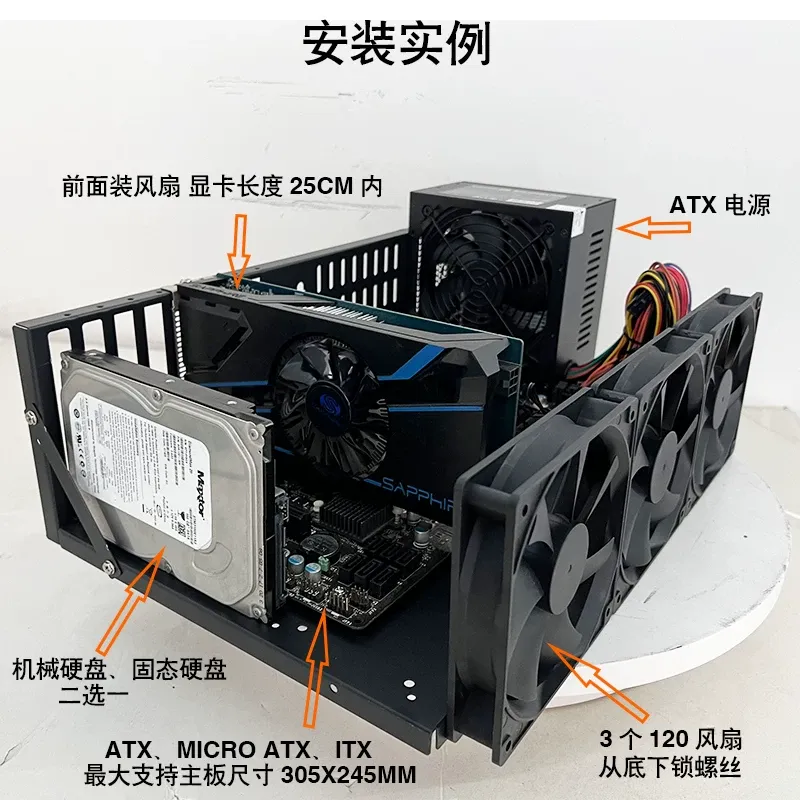 JMZ Graphics Card Test Rack Op - Gpu Mining Rig Frame 8 Gpu review and price