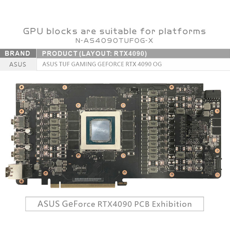 Bykski GPU Block Use for ASUS  - Rtx 4090 Water Block review and price
